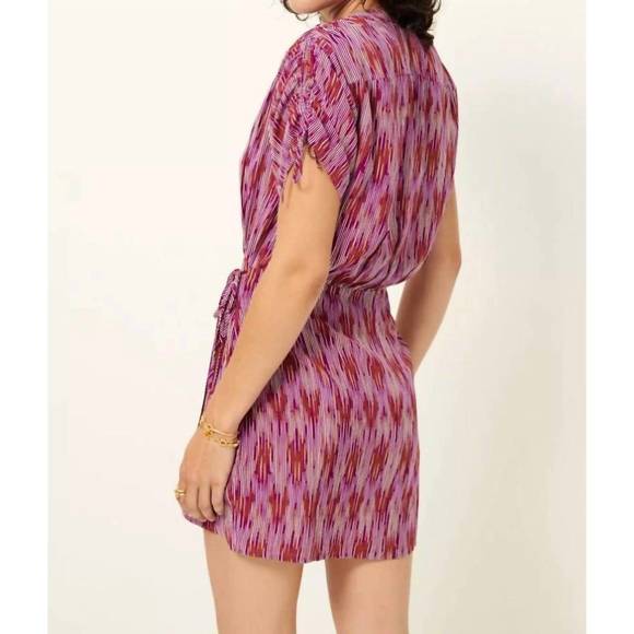 NEW SESSUN noa dress in plum - Picture 2 of 4